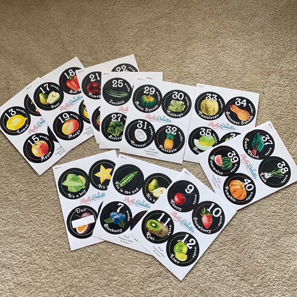 Pregnancy stickers (new)